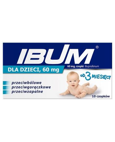 IBUM Czopki dla dzieci 60 mg - 10 szt.